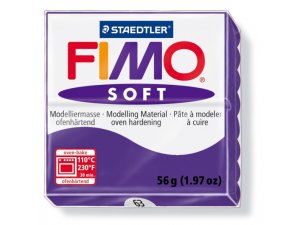 Modelovacia hmota FIMO Soft termotvrdnúca - 56 g - Fialová