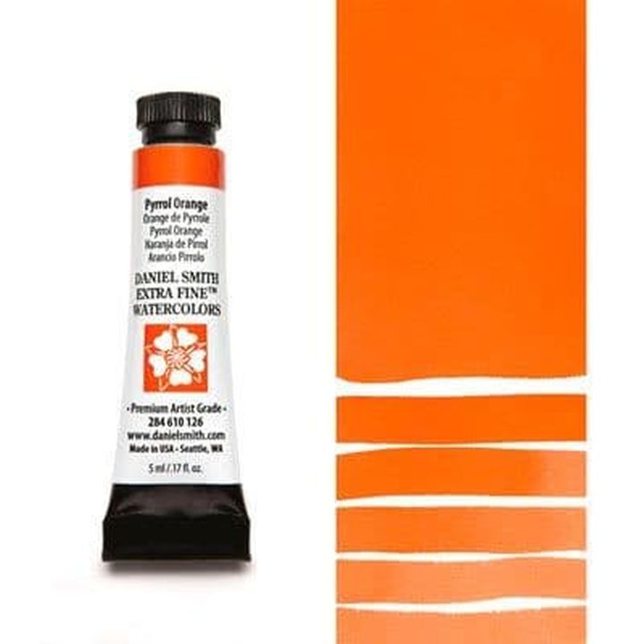 Akvarelové farby Daniel Smith Extra Fine / 126 Pyrrol oranžová