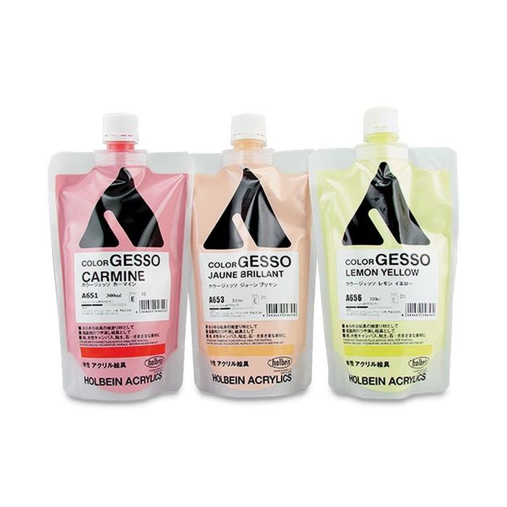 Akrylová farba Gesso - HOLBEIN 300 ml | rôzne farby