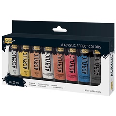 Akrylové farby Solo Goya Effect / set 8 x 20 ml
