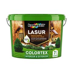 Lazúra na drevo  KOMPOZIT COLORTEX  0.9 l - rôzne odtiene