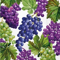 Servítky na dekupáž Natural Grapes - 1 ks