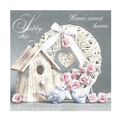 Servítky na dekupáž – Shabby Chic Home – 1 ks