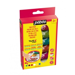 Prstové farby  Pebeo Tactilcolor  6 x 20 ml