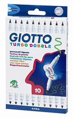 Fixky GIOTTO Turbo Dobble / 10 farieb