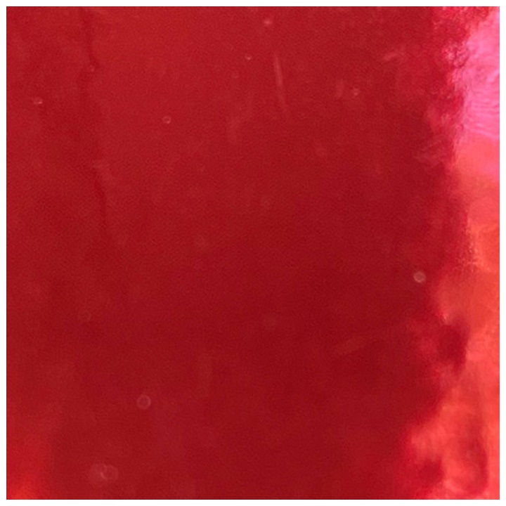 Farebná fólia Pentart 5 listov - 9 x 9 cm / červená