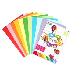 Farebné papierové kartóny A5 - sada 40 ks