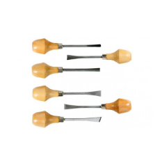 Rezbárske dláta na drevo / sada 6 ks CHWCS05