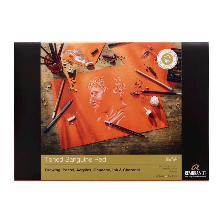 Tónovaný papier Rembrandt Sanguine Red | rôzne rozmery