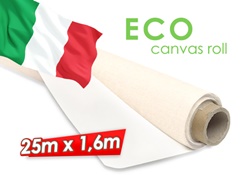Maliarske plátno na rolke ECO 25 metrov | rôzne šírky