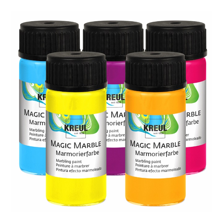 Farba na mramorovanie HOBBY Line Magic Marble 20 ml - svetlozelená