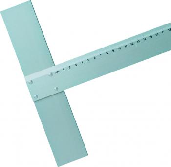 Hliníkové pravítko s T-profilom LENIAR - 70 cm