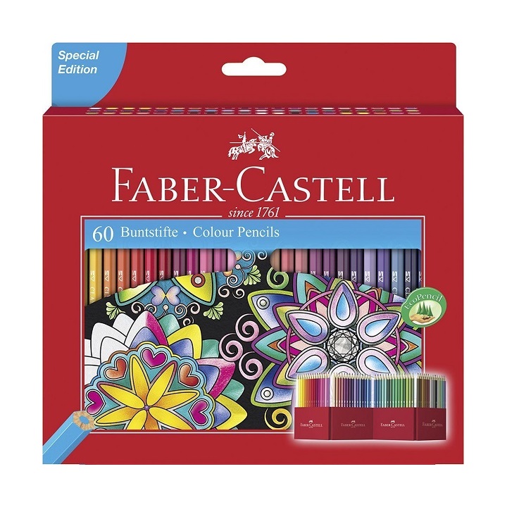 Farebné ceruzky Castell set Special Edition / 60 farebné 