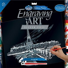 Kreatívny set na engraving A3 - Paríž 