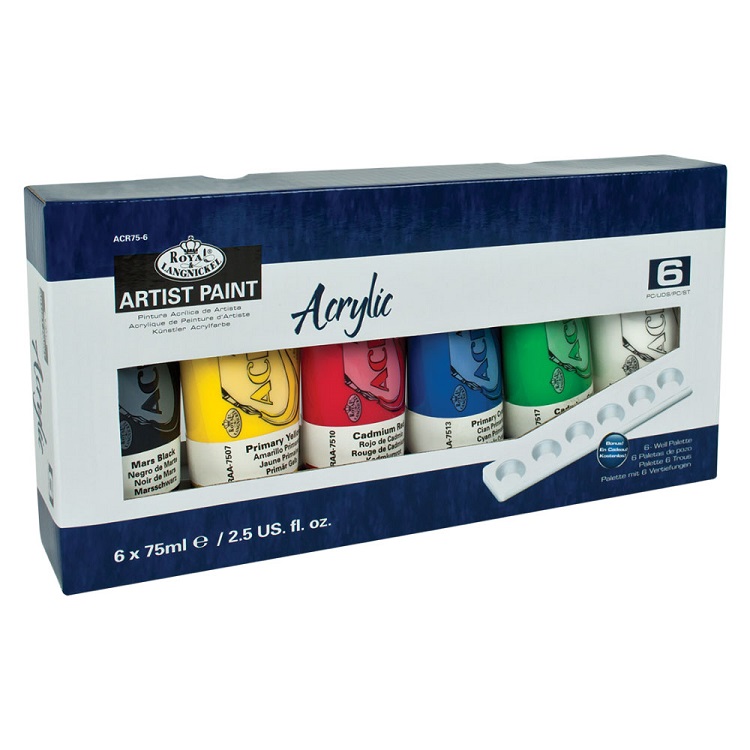 Sada akrylových farieb Royal & Langnickel Essentials / 7 dielna 