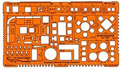 Technická šablóna ARCHITEKT LENIAR - mierka 1 : 50