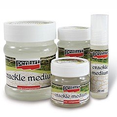 Médium s praskajúcim efektom PENTART | rôzne objemy