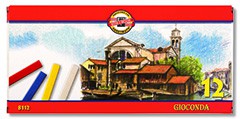 Olejové kriedy GIOCONDA / 12 dielny set