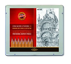 Sada grafitových ceruziek KOH-I-NOOR / 24 dielna