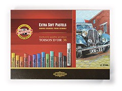 8555 Umelecké pastely EXTRA SOFT - TOISON D OR. 36ks