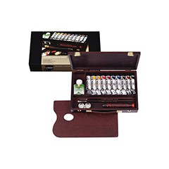 Akrylové farby Rembrandt box traditional/10x40ml+príslušenstvo