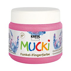 Žiariace prstové farby 150 ml MUCKI / rôzne farby 