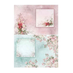 Ryžový papier A4 ITD - Kvetinové rámčeky