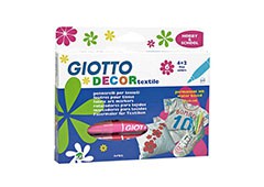 Fixky na textil GIOTTO DECOR textile/ 6 farieb