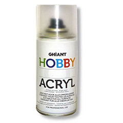 GHIANT záverečný lak v spreji - HOBBY- 150 ml - LESKLÝ