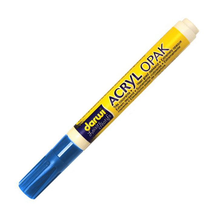 ACRYL akrylová uneverzálna fixka hrubá 2mm / 6 ml - svetlo modrá