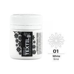 Acrylic paint for textil, 20ml, ROSA Talent  | various colors