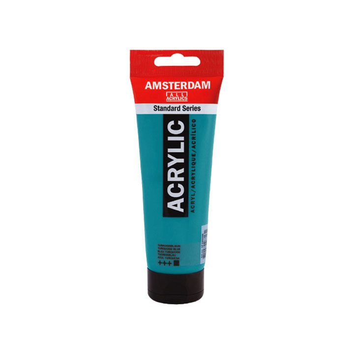 Akrylová farba Amsterdam  Standart Series 250 ml / 522 tyrkysová modrá