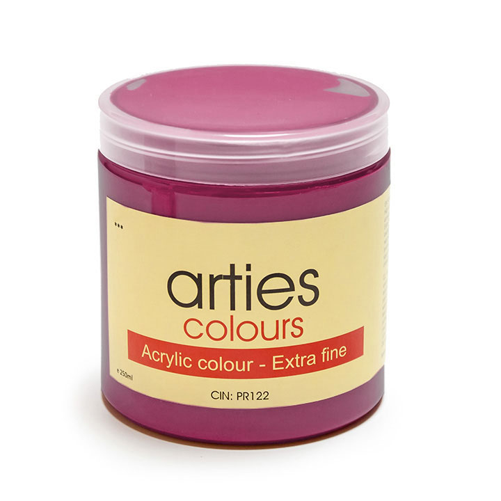 Akrylová farba Arties Colours 250 ml - alizarínová karmínová