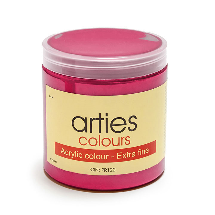 Akrylová farba Arties Colours 250 ml - korálová červená