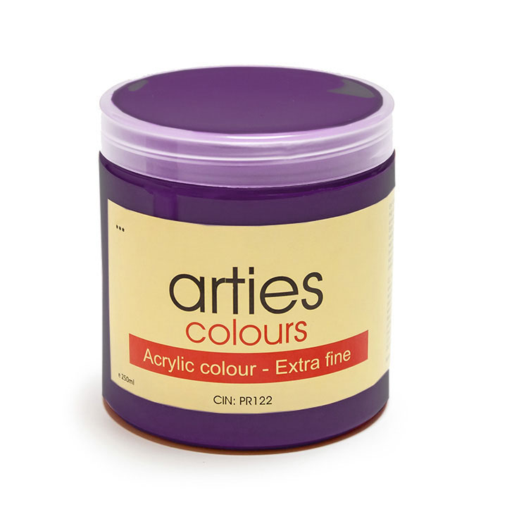 Akrylová farba Arties Colours 250 ml - Dioxazine purpurová