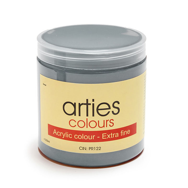 Akrylová farba Arties Colours 250 ml - Neutral sivá
