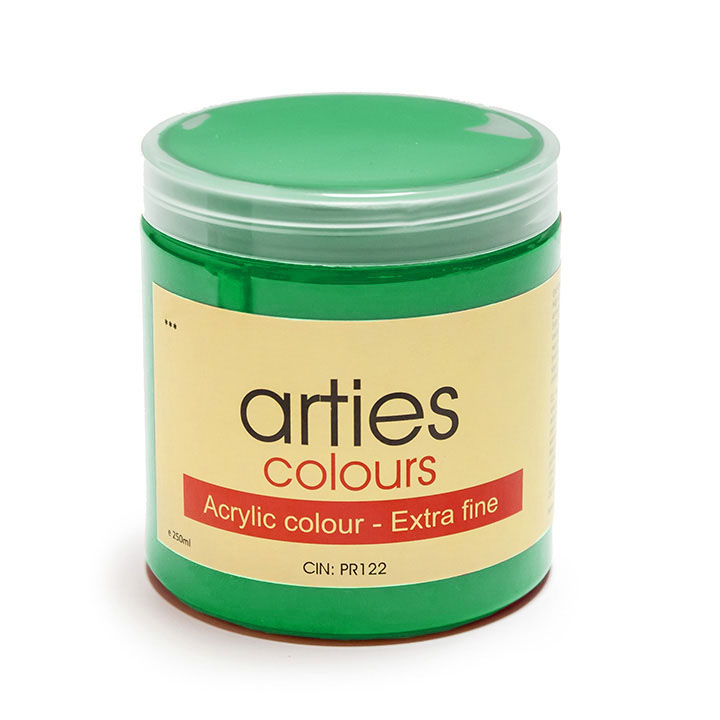 Akrylová farba Arties Colours 250 ml - permanentná zelená stredná