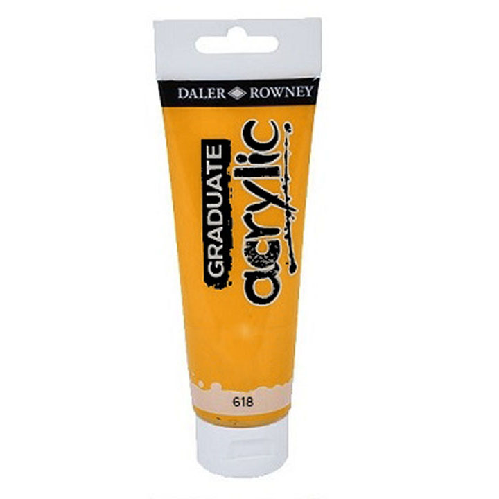 Akrylová farba Daler-Rowney GRADUATE 120 ml / 618 Cadmium žltá sytá hue