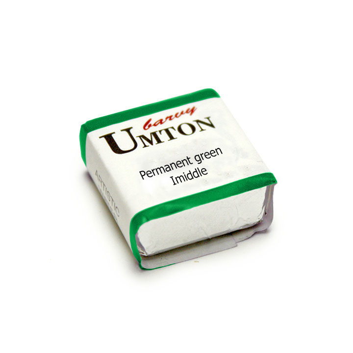 Akvarelová farba Umton - permanentná zelená stredná 2.6 ml