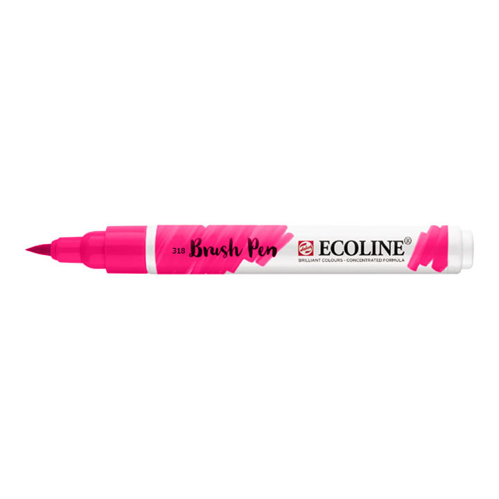 Akvarelové pero Ecoline brush pen / karmínová 318