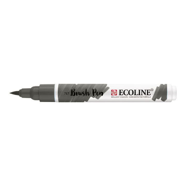 Akvarelové pero Ecoline brush pen / Cold sivá 717