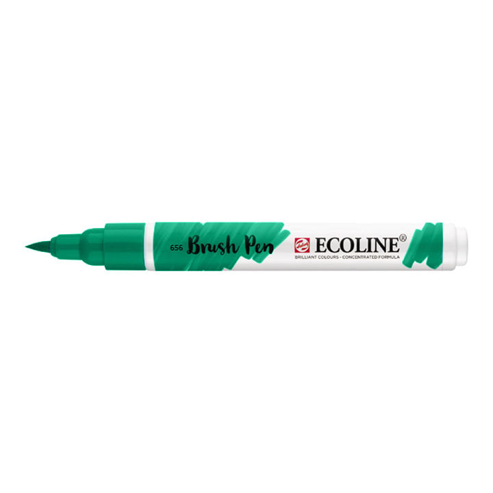 Akvarelové pero Ecoline brush pen / Forest zelená 656