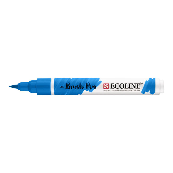 Akvarelové pero Ecoline brush pen / Ultramarine sytá 506