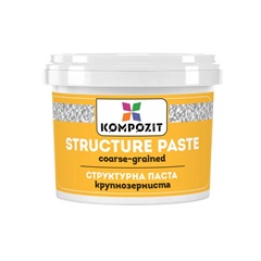 Biela hrubozrnná štruktúrovacia pasta od Kompozit | rôzne objemy