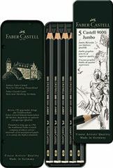 Ceruzky CASTELL 9000 Jumbo/5 - plech