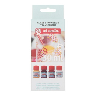 Farby na sklo a porcelán Talens Art Creation / sada 4 x 30 ml