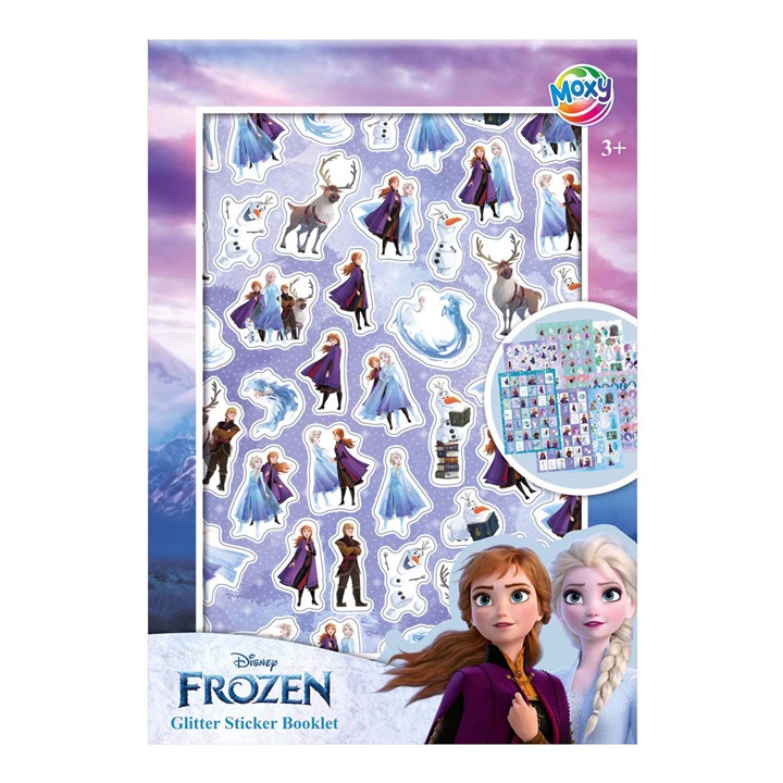 Kniha trblietavých samolepiek Frozen A5 | 8 listov