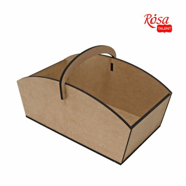 Košík s rukoväťou MDF 33.5х18х18.5 cm ROSA TALENT