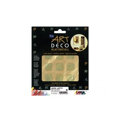 KREUL  zlatá dekoračná fólia štvorce 140 x 140 mm 6 ks