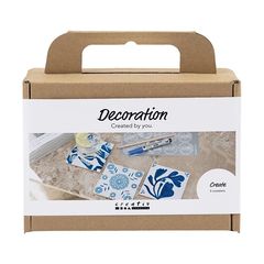 Mini kreatívna sada na maľovanie na porcelán - Podložky